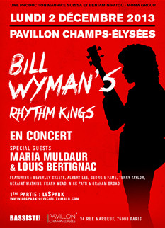 Bill Wyman - Concert 02/12/2013 - Affiche